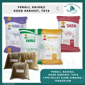 FENGLI 0 1 2 MP 3S 3M PELET PAKAN IKAN UDANG LOBSTER MS FENG LI FL ORI