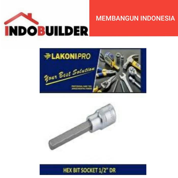 Gambar LAKONI PRO MATA KUNCI SOK HEX BIT KUNCI L 4 MM / HEX BIT SOCKET dari Indo Builder Kab. Tangerang Tokopedia