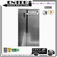 Gambar SHARP SJIS60MSL - KULKAS SIDE BY SIDE SHARP 563L INVERTER SJ IS60M SL - SJIS61GABK dari Enter Electronic Kota Tangerang Selatan 1 Tokopedia