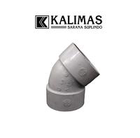 Gambar Elbow / Knie PVC D (JAPAN) d. 2 1/2" x 45 deg | Sambungan Fitting Pipa Air PVC D dari kalimas.online Kota Administrasi Jakarta Pusat 2 Tokopedia