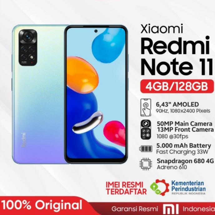 Gambar Xiaomi Redmi Note 11 NFC 4/128 4 128 gb Garansi Resmi 15 bulan dari perkakas tb Kota Pekanbaru Tokopedia