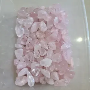BATU ROSE QUARTZ Crystal Chips TOP GRADE Besar 100 GRAMS