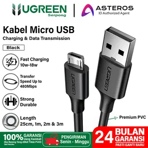 UGREEN Kabel Data Micro USB Charger Fast Charging 2.4A 18W QC3.0