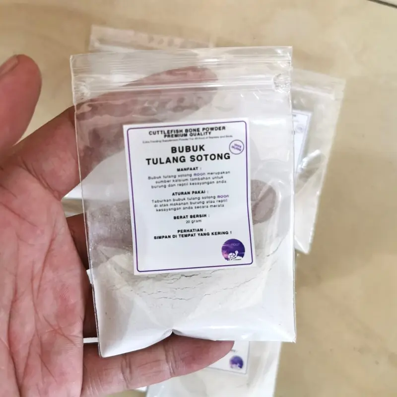 MOON CUTTLEBONE FISH POWDER 20 GR - REPTILE CALCIUM - TORTOISE CALCIUM 0