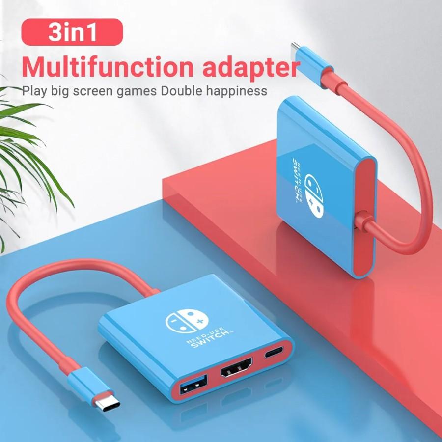 4K Docking Station USB C to HDMI USB A & Type C Portable 3 in 1