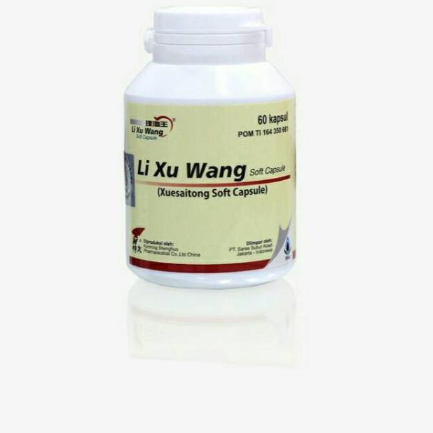 60'S LI XU WANG / LIXUWANG SOFT CAPSULE (obat melancarkan darah)