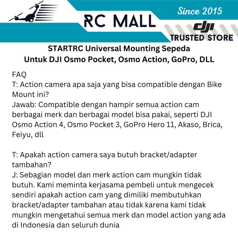 Bike Mount Bracket Mounting DJI Osmo Pocket 3 DJI Osmo Action 5 Pro GoPro Insta 360 Mounting Sepeda Action Cam Camera Gimbal Kamera Bike Holder Universal 3
