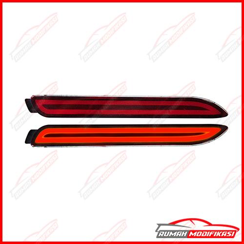 Gambar BUMPER LAMP - TOYOTA GRAND FORTUNER 2012-2015 - RED - LIGHT BAR dari Rumah-Modifikasi Kota Tangerang Tokopedia