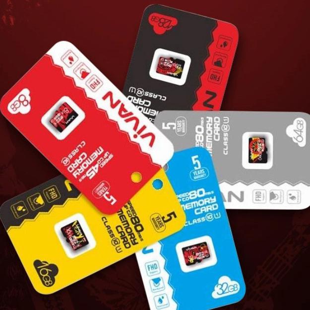 Gambar Micro SD V64U10 Vivan 64GB Black Class 10 TF Card Black+Red terMurah dari kartinicellular Jakarta Timur Tokopedia