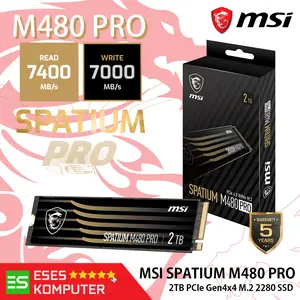 SSD MSI SPATIUM M480 PRO 2TB PCIe 4.0 Gen4x4 NVMe M.2 2280