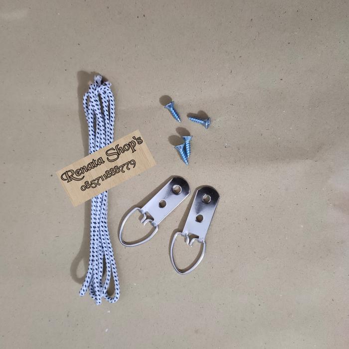 Gambar Tali Kur Lukisan-Pigura-Foto 200cm/Skrup- Aksesoris Bingkai dari Renata Baby Fashion Kota Administrasi Jakarta Barat Tokopedia
