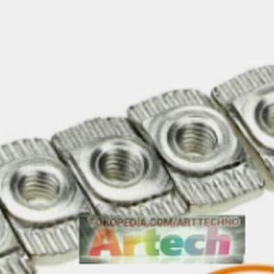Gambar 3D printer series 20 M3 M4 M5 T NUT standard Eropa T-NUT Mur dari art techno new_NEW Kota Bogor Tokopedia