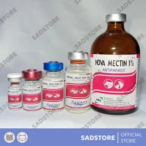 NOVA MECTIN 1% Obat antiparasit anti kutu jamur scabies dan cacingan