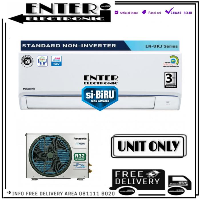 Gambar PANASONIC CSCU LN5WKJ - AC PANASONIC 0.5 PK SI BIRU R32 CS CU LN5WKJ dari Enter Electronic Kota Tangerang Selatan Tokopedia