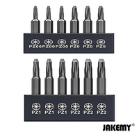 Gambar Jakemy JM-Type 19 Bits Mata Obeng Pozidriv Set Kualitas CRV H4*28MM dari House Sparepart Kab. Tangerang 1 Tokopedia
