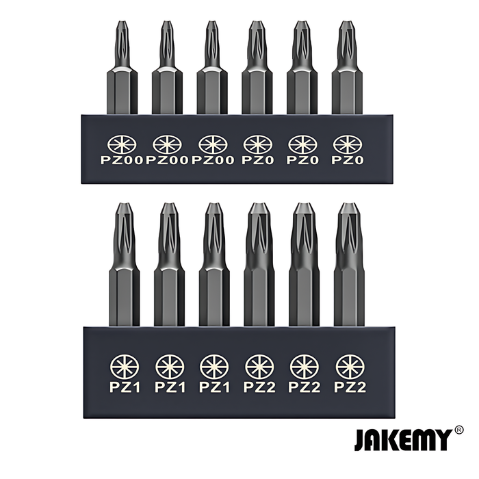Gambar Jakemy JM-Type 19 Bits Mata Obeng Pozidriv Set Kualitas CRV H4*28MM dari House Sparepart Kab. Tangerang Tokopedia