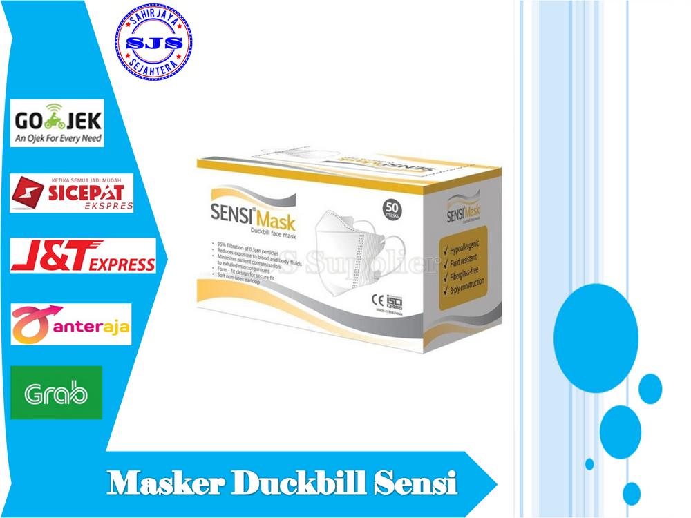 masker duckbill sensi isi 50 Sensi Masker Duckbill