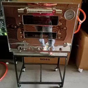 OVEN GAS STAINLESS STEEL 40X60X50 HANDLE + TERMOMETER VIA OJOL ONLINE