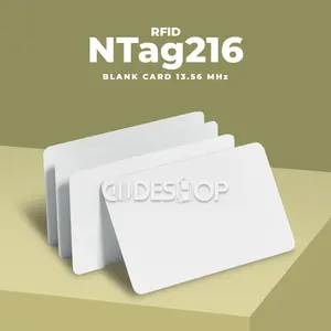 Kartu RFID NFC NTag216 13.56 MHz PVC Card Polos 888 byte Programmable