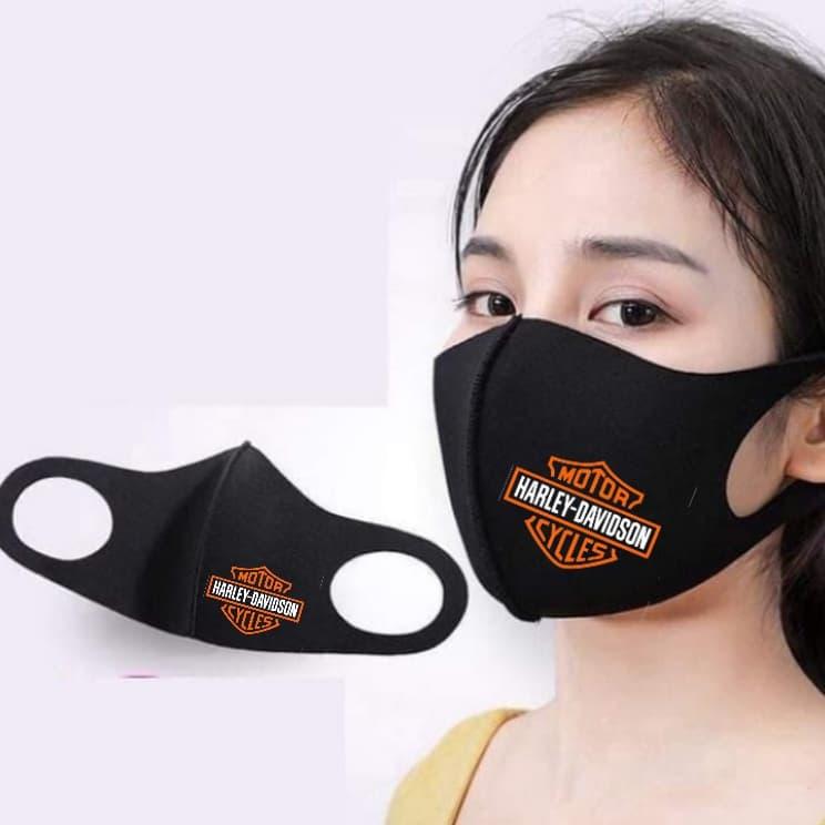 TERMURAH Siap kirim MASKER SCUBA LOGO HARLEY DAVIDSON TEBAL