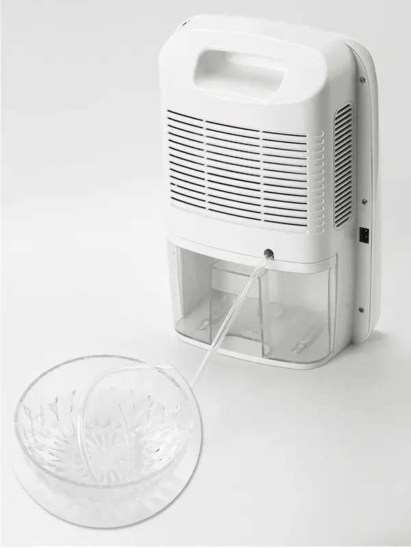 Dehumidifier Alat Penyerap Kelembapan Ruangan 25W 2.5L Pipa Pembuangan 4