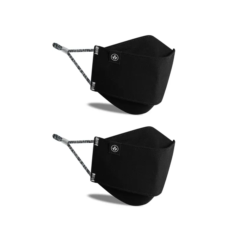 Masker Basic 3D 3 Ply - Black Edge 2 Set 0