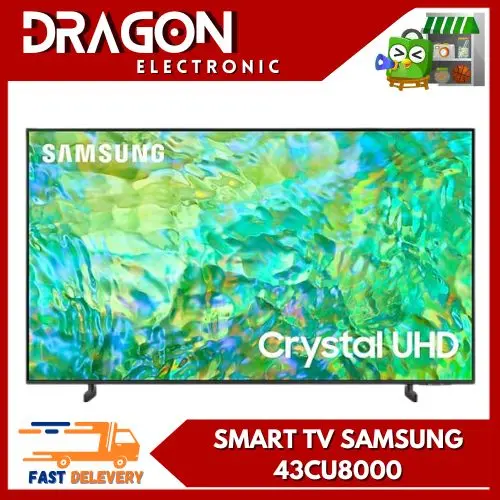 SAMSUNG 43CU8000 SMART TV 43 Inch CRYSTAL UHD 4K UA43CU8000 / 43BU8000 0