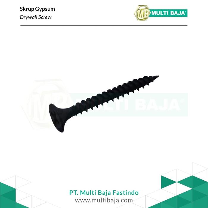 Gambar Sekrup Gypsum Baja #6 x 1" (3.5 x 25) (Drywall Screw) dari Multi Baja Kota Administrasi Jakarta Barat Tokopedia