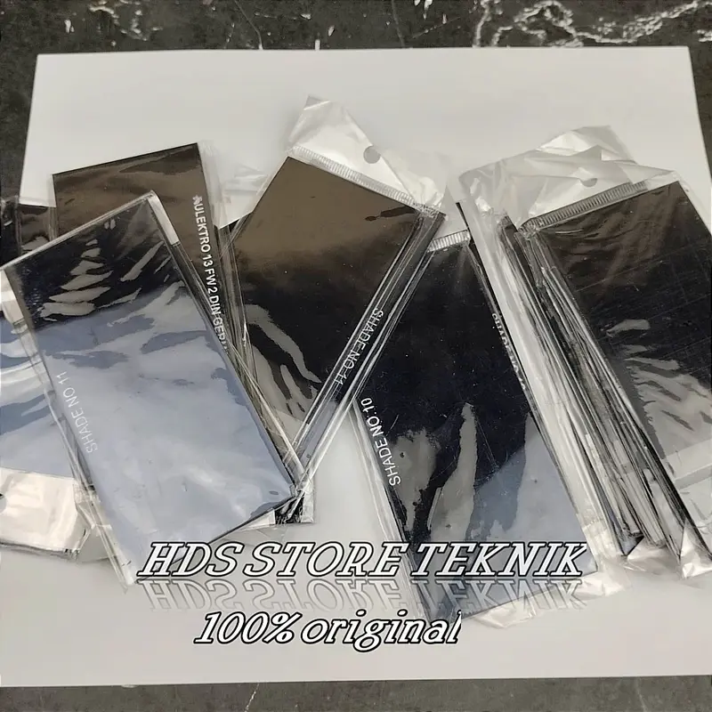 kaca Las Hitam Kedok Welding No 9 10 11 12 13 Glass Black Topeng Las 2