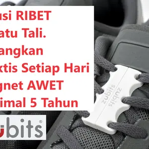Zubits Sepatu Sekolah Anak Magnet Sepatu Solusi Ribet Sepatu Tali Anak