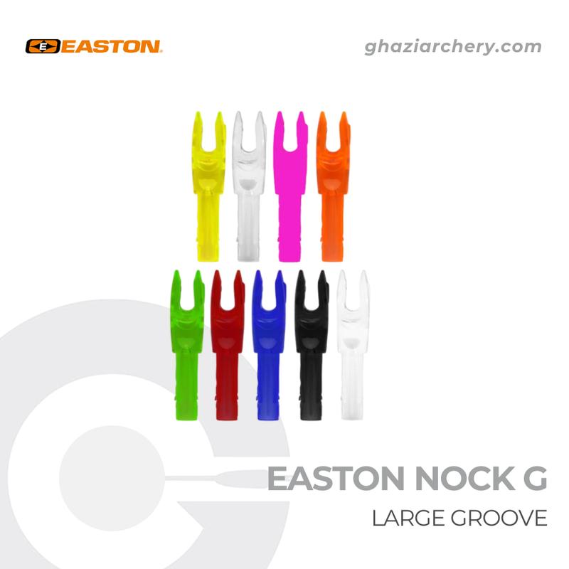 Easton Recurve Pin Nocks Black Large Groove - 12 Pack main image 0