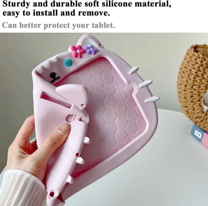 Huawei Matepad T10 T10s Casing Tali Selempang Motif Anak 360 Standing 2