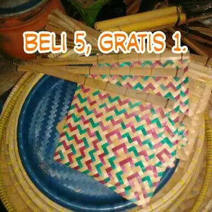 Kipas Bambu antik, kotak atau persegi. murah..
