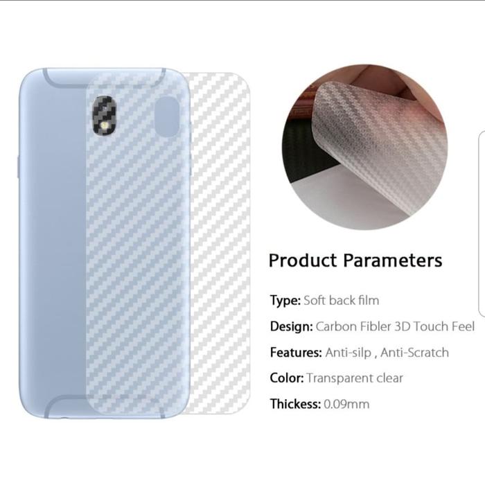 Gambar Samsung J7 Plus J7+ Anti Gores Belakang Skin Carbon Karbon Garskin dari EXCELLENT ACCECORIES Kota Administrasi Jakarta Pusat Tokopedia