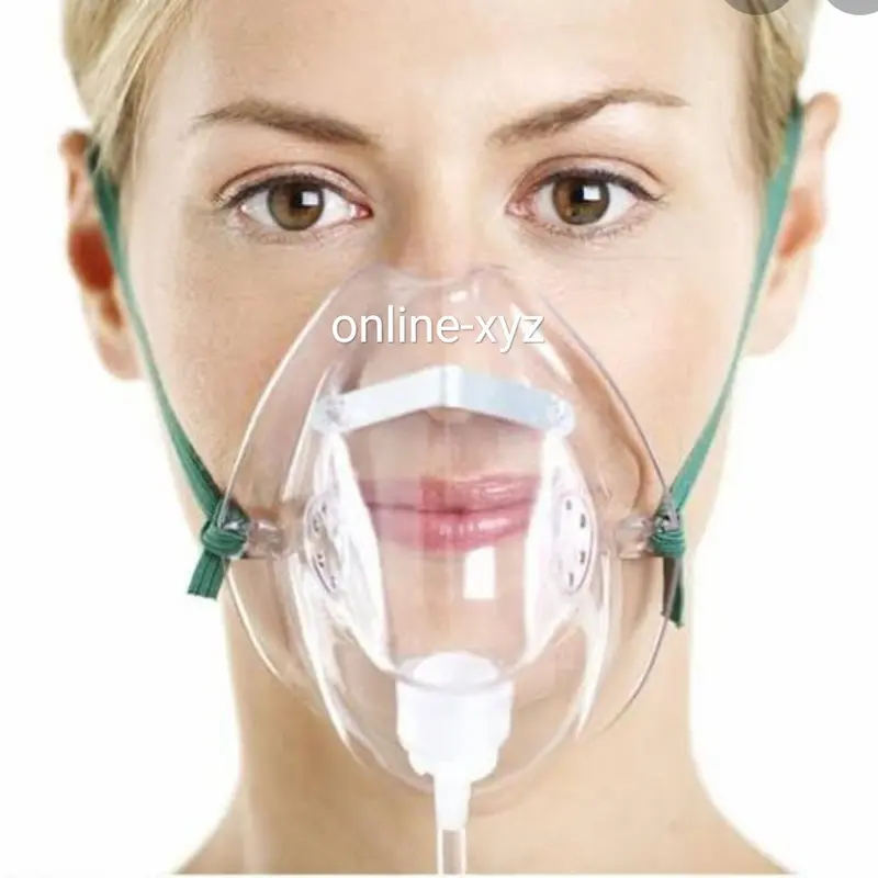 Selang Oksigen Medis Oxygen Mask tabung Regulator portable saturasi 0