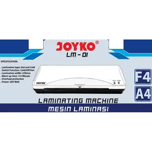 JOYKO LM01 ukuran A4 & F4 / Mesin Laminating / Laminator Low Watt