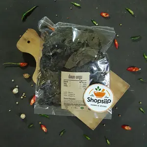 daun ungu kering
