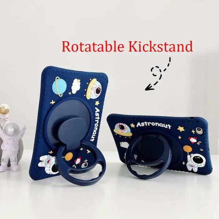 Huawei Matepad T10 T10s Casing Tali Selempang Motif Anak 360 Standing 1