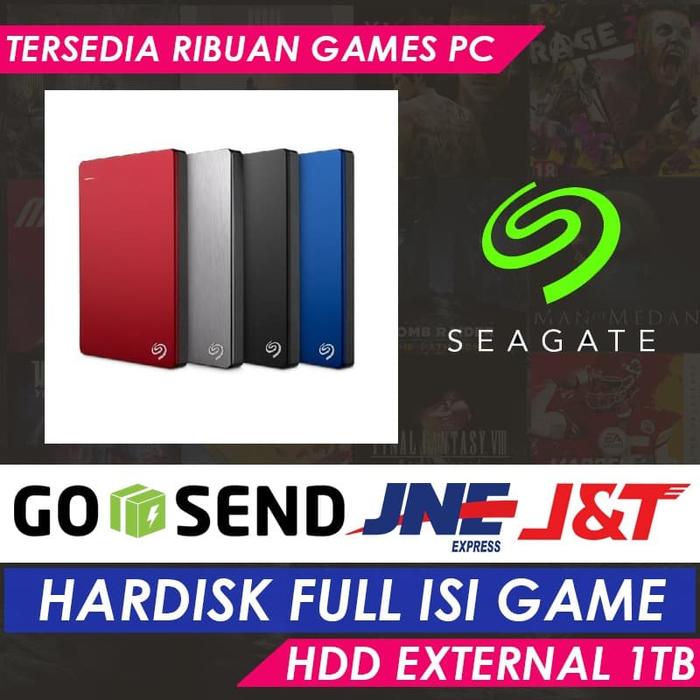 Gambar Seagate Backup Plus SLIM Edition 1TB USB 3.0 | FULL ISI GAMES & MOVIES dari OneLine Game PC Kota Administrasi Jakarta Timur Tokopedia