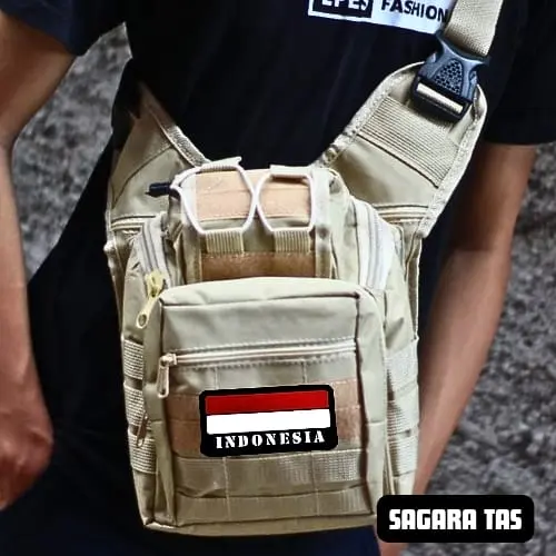 TAS SLEMPANG ARMY TACTICAL KEREN MURAH HARGA GROSIR + BONUS BUFF 2