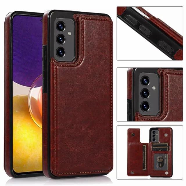 Gambar SAMSUNG GALAXY A73 5G SOFT CASE CASING KULIT STAND DOMOET SLOT KARTU - Hitam dari Lukman prayetno Kab. Tangerang Tokopedia