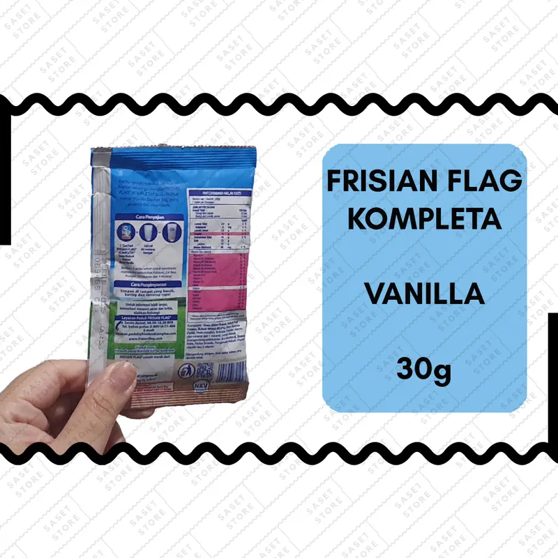 Frisian Flag Kompleta Vanilla 35g Sachet Susu Bubuk Instan Bendera 1