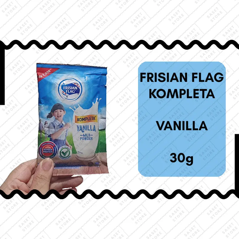 Frisian Flag Kompleta Vanilla 35g Sachet Susu Bubuk Instan Bendera 0