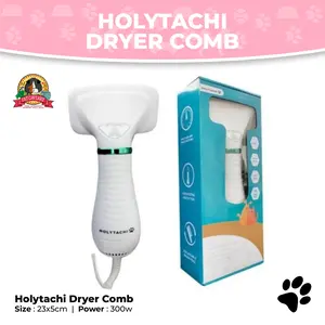 Pengering Bulu Otomatis HOLYTACHI 2in1 Dryer Comb 300W