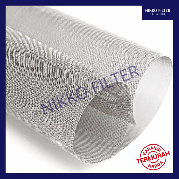 Gambar Wire Mesh LEBAR : 150 CM / SS 304 #4, 6, 8, 10, 12, 14, 16, 18, 20, 24 dari NIKKO FILTER Kota Administrasi Jakarta Barat Tokopedia