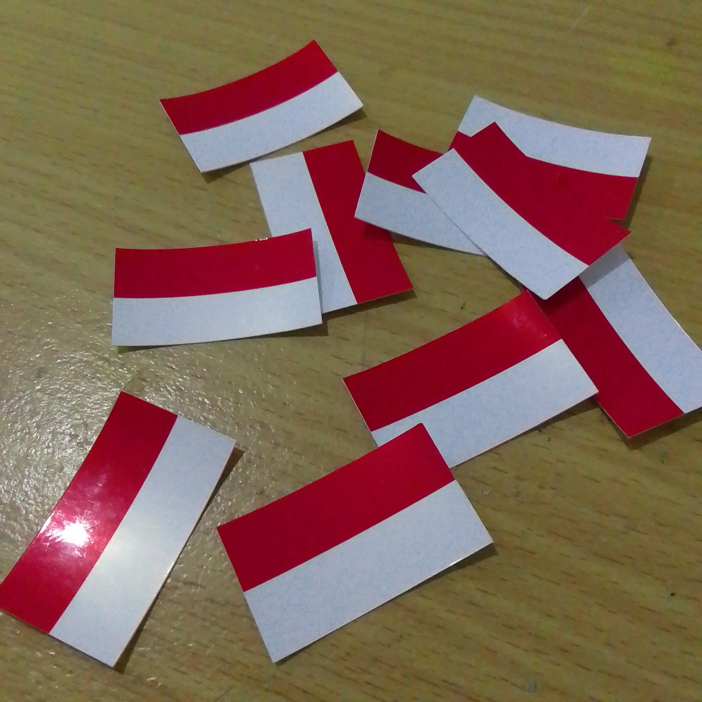 Stiker Pipi Bendera Merah Putih