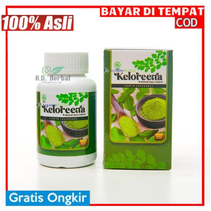 Gambar Obat Susah BAB tidak lancar, sembelit buang air besar tidak lancar Keloreena Kapsul dari AD Herbal Kota Administrasi Jakarta Barat Tokopedia