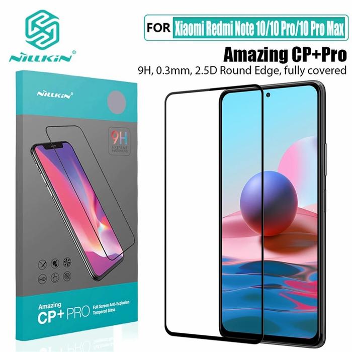 Gambar TEMPERED GLASS NILLKIN CP+ PRO XIAOMI REDMI NOTE 10 PRO / NOTE10 PRO dari kichikochi Kota Administrasi Jakarta Utara Tokopedia