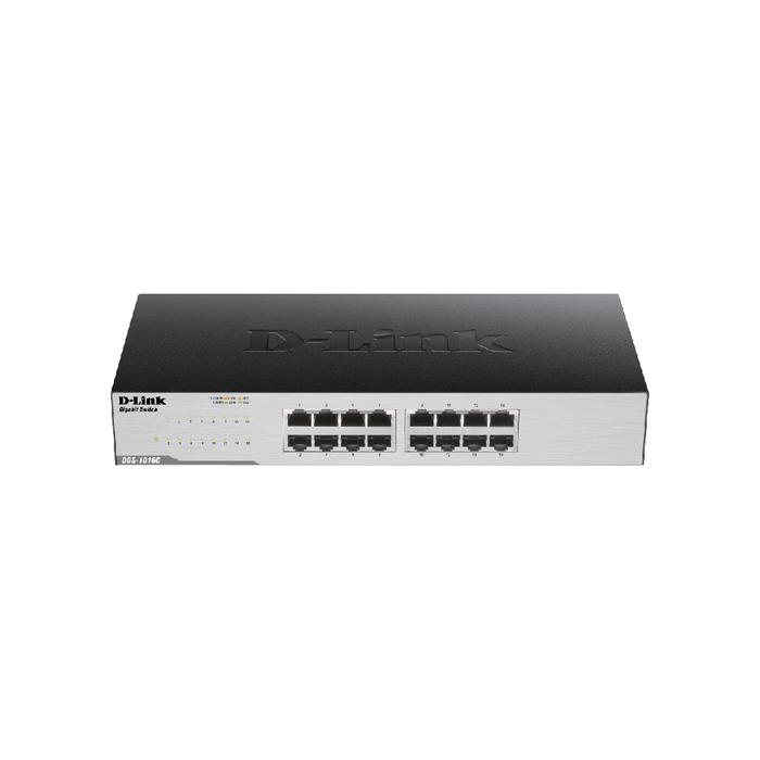 Gambar D-Link DGS-1016C 16-Port Unmanaged Standalone Gigabit Switch dari KomputerMedan OS Kota Medan Tokopedia