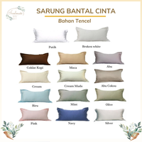 Gambar Sarung Bantal Cinta 50x100 Serat Bambu Organic Sutra Lyocell Polos - Silver dari SoulmateBedsheet Kota Administrasi Jakarta Timur 2 Tokopedia